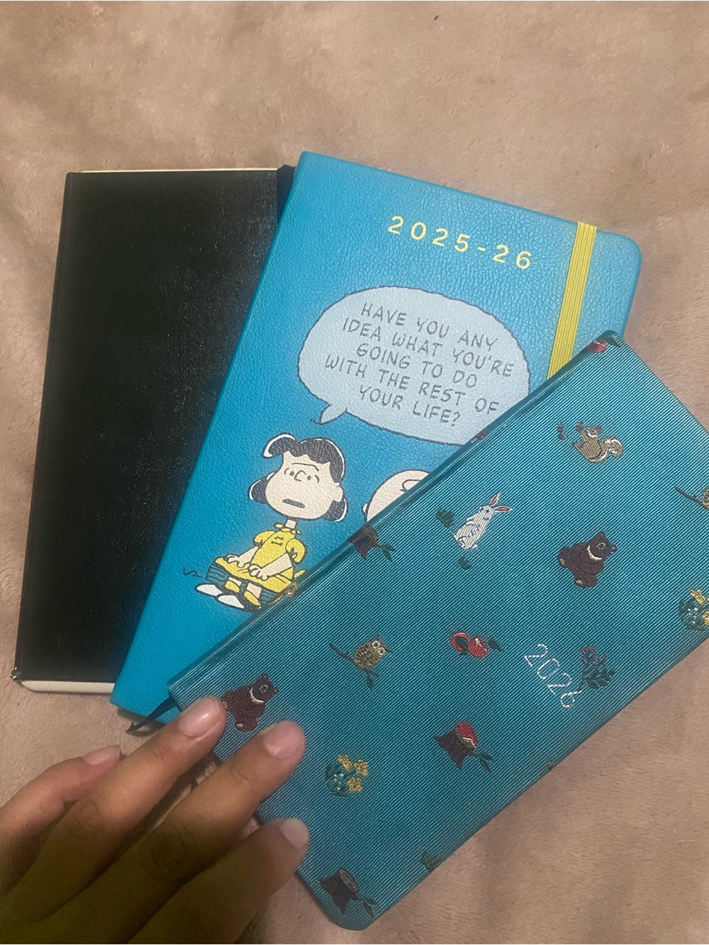Peanuts 2025-26 Blue Planner with Lucy Cover